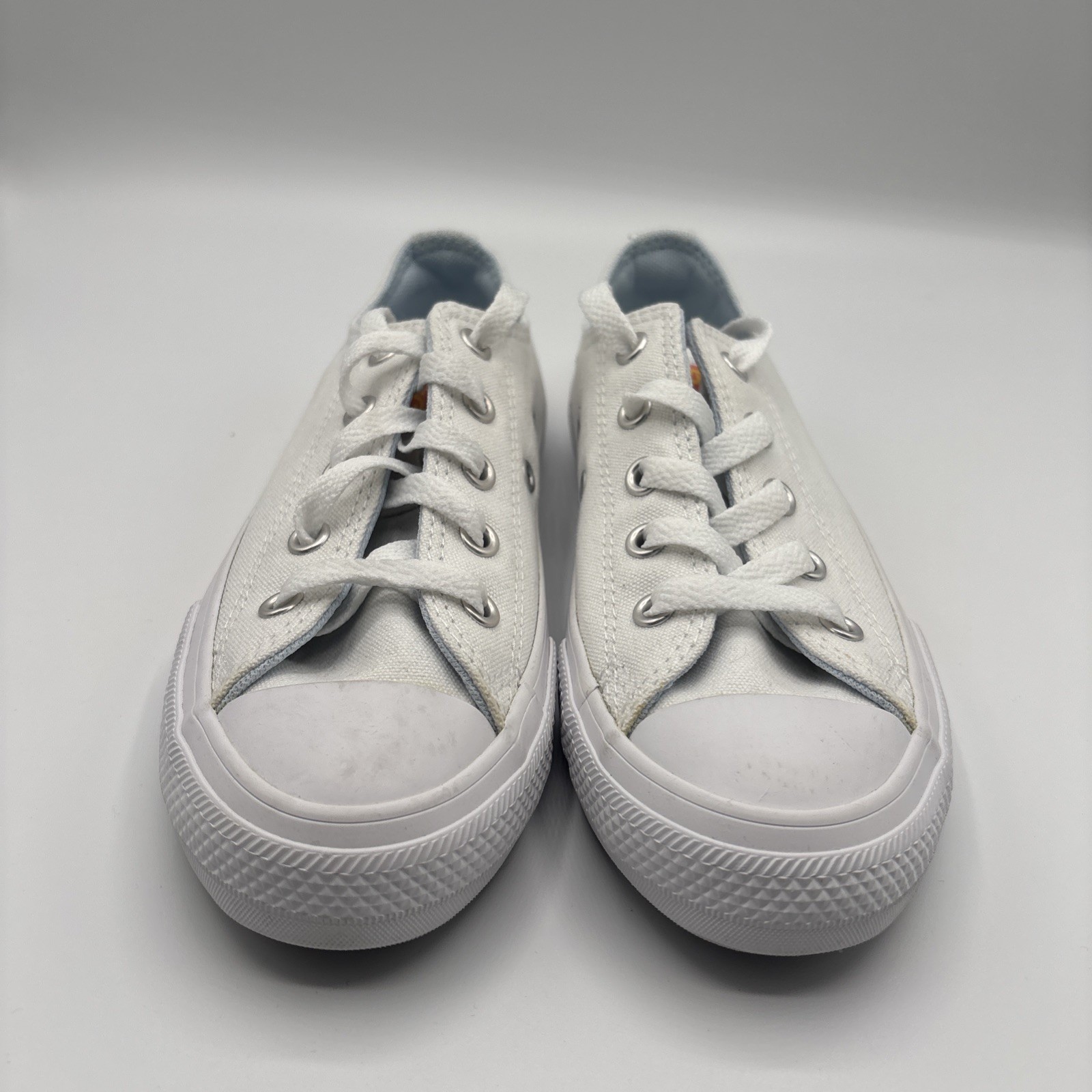 Converse All*Star Girl's Junior Sneakers Sun Graphic White Size US 13 thumbnail 2