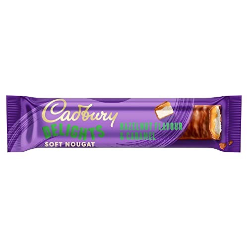 Cadbury Delights Soft Nougat Hazelnut Flavour & Caramel Bars, 5 x 22g - Bild 2 von 5