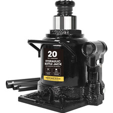 Jack Boss 20ton Low Profile Bottle Jack High Lift Heavy Duty At92007ab Black