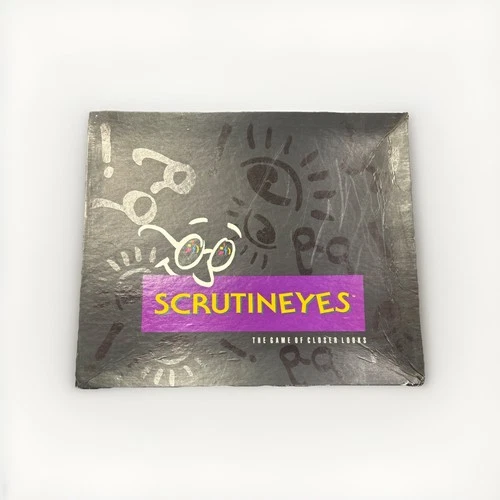 Scrutineyes The Game of Closer Looks Vintage Mattel 1992 Hersch Complete