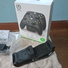 PowerA  Dual  Charging Station Designed For Xbox Includes Rechargeable Batteries