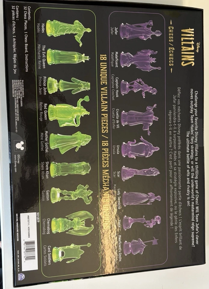 Disney Villains Chess (factory Sealed) - Image 2 of 2