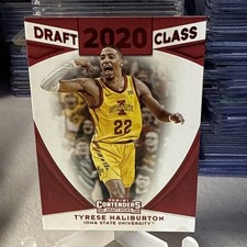 2020-21 Panini Contenders Draft Picks - 2020 Draft Class Tyrese Haliburton #1...
