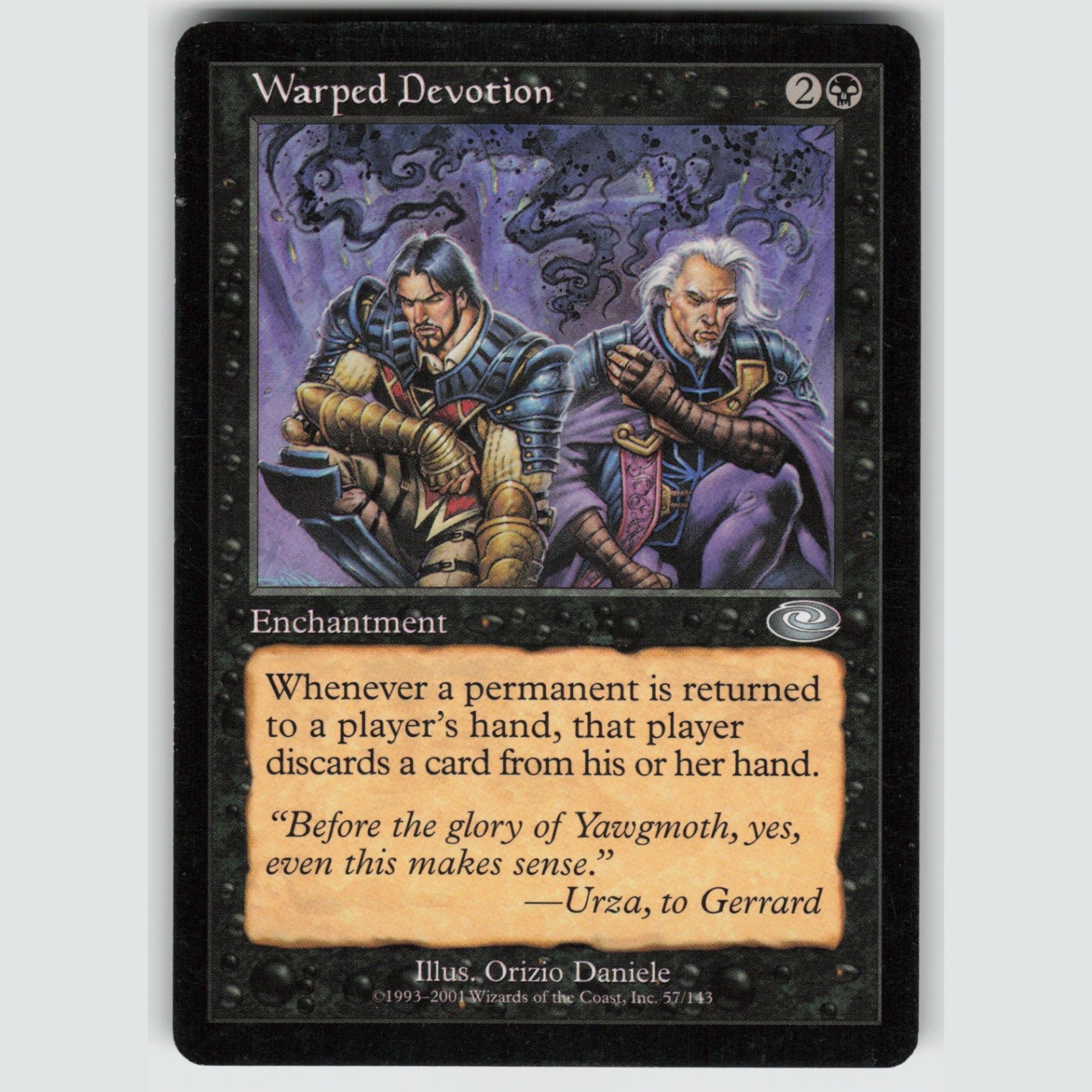 Warped Devotion Planeshift 57 U HP MTG