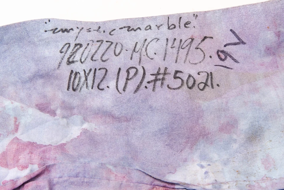 10 x 12 ft Hand Painted Professional Muslin Mystic Marble Backdrop Outlet V10 - Image 2 of 4