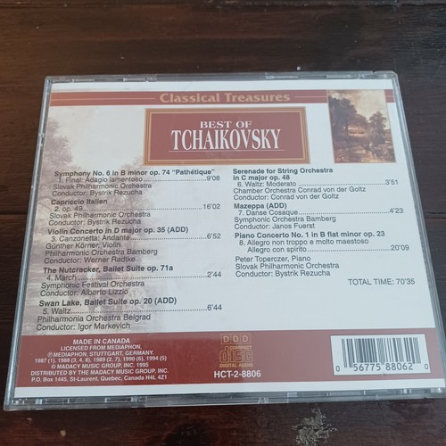 Best of Tchaikovsky by P.I. Tchaikovsky (CD, 1997) - Foto 5 di 9