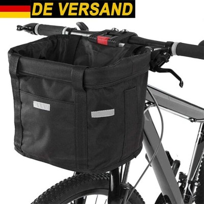Fahrradkorb Lenkerkorb Einkaufstasche Clipon Vorne Abnehmbar f. Bike Fahrrad