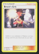 Pokemon Brock's Grit Team Up 135/181 NM