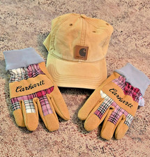 Carhartt Thinsulate Lined Women's Insulated Knit Cuff Work Gloves Small NEW Hat