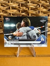 WS-13SSP 2025 Topps Now World Series Los Angeles Dodgers Clayton Kershaw 1743