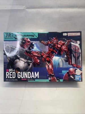 Bandai 1/144 HG Red Gundam gMS-a Mobile Suit GQuuuuuuX Plastic Model Kit!!!