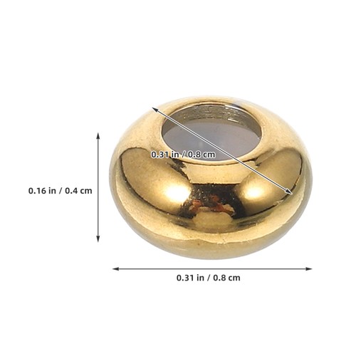 20 Pcs Spacer Beads for Jewelry Making Slider Necklace - Bild 3 von 12