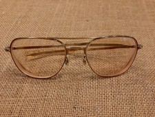 Vintage Command USA 23K Gold Pilot Aviator Eyeglasses Unisex