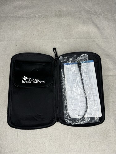 Texas Instruments TI-84 Plus graphischer Taschenrechner neuer Akkudeckel/Etui/Kabel - Bild 7 von 7