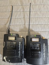Audio-Technica ATW-T310b UHF Transmitter Lot 2 Both Power On AS-IS Parts/R