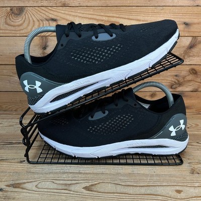 Under Armour Turnschuhe Herren UK 7 HOVR Sonic 5 schwarz weiß Laufen Fitnessschuhe UA