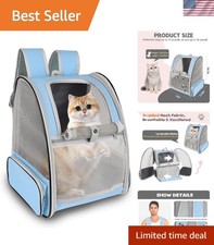Airline Approved Pet Carrier Backpack - Ventilated Design for Small Dogs Cats