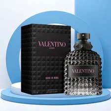 Uomo Born In Roma by Valentino 100ml 3.4 fl oz EDT Cologne Spray New In Box
