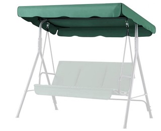 Flexzion Replacement Canopy For Outdoor Swing 66" x 45" / 1.68m x 1.14m