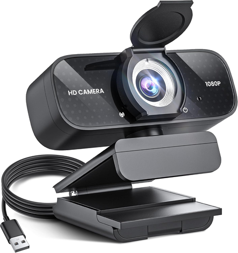 Webcam DE 1080p Full HD Con Tapa Privacidad USB Correccion Luz Plug and Play - Bild 12 von 12