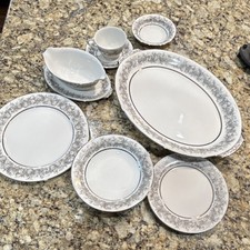 Sango Florentine Porcelain Dinner Set Floral ...