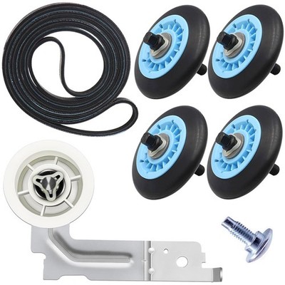 Samsung DV218AGW/XAA-03 Dryer Drum Rollers Belt Pulley Kit