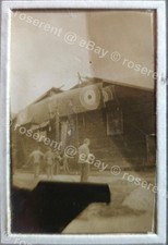 WW1 RFC Aircraft Crashed into a Hut at  RFC Netheravon Camp  - photo 6.5 by 4cm