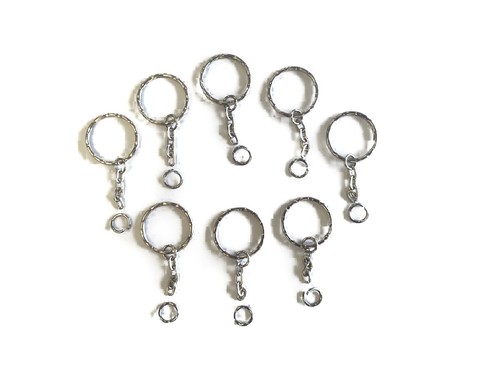 Acrylic Keychain blank 3" OVAL 1/8" Thick (Clear&Colors) Pack 25-50 - Picture 4 of 5