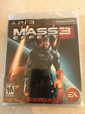 Mass Effect 3 (Sony PlayStation 3, 2012) PS3 USED SEALED