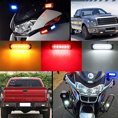 6 LED Light Bar Work Lamp Driving Fog Lights 12V - 24V Spot Beam Offroad SUV 4WD - Picture 5 of 16