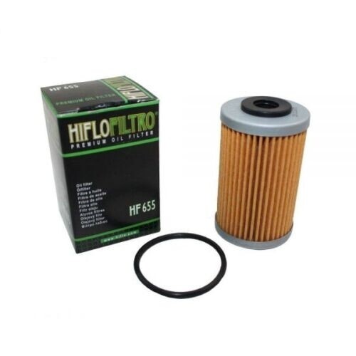 Filtro olio Hiflofiltro qualità OE adatto a KTM EXC 500 / SEI GIORNI (dal 2012 al 2016) - Foto 1 di 8