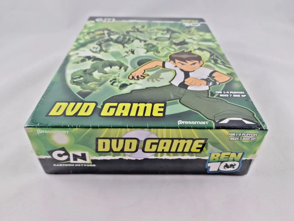 New - Ben 10 DVD Game Boxed With Poster & Stickers Cartoon Network 2007 Pressman - Image 4 of 4