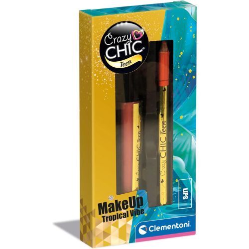 Clementoni CLM18812 Crazy Chic Teen - Lipgloss & Matita Tropical Vibe
