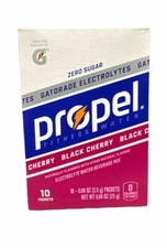 Propel Electrolyte Powder Packets, Black Cherry (10 Packets/Box)
