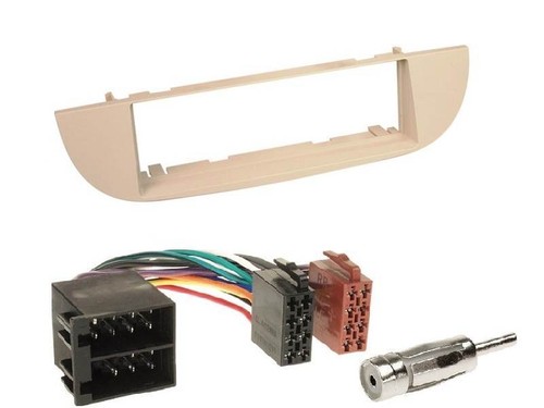 Kenwood 1-DIN Autoradio Bluetooth Streaming USB AUX für Fiat 500 500C Beige - Bild 2 von 5