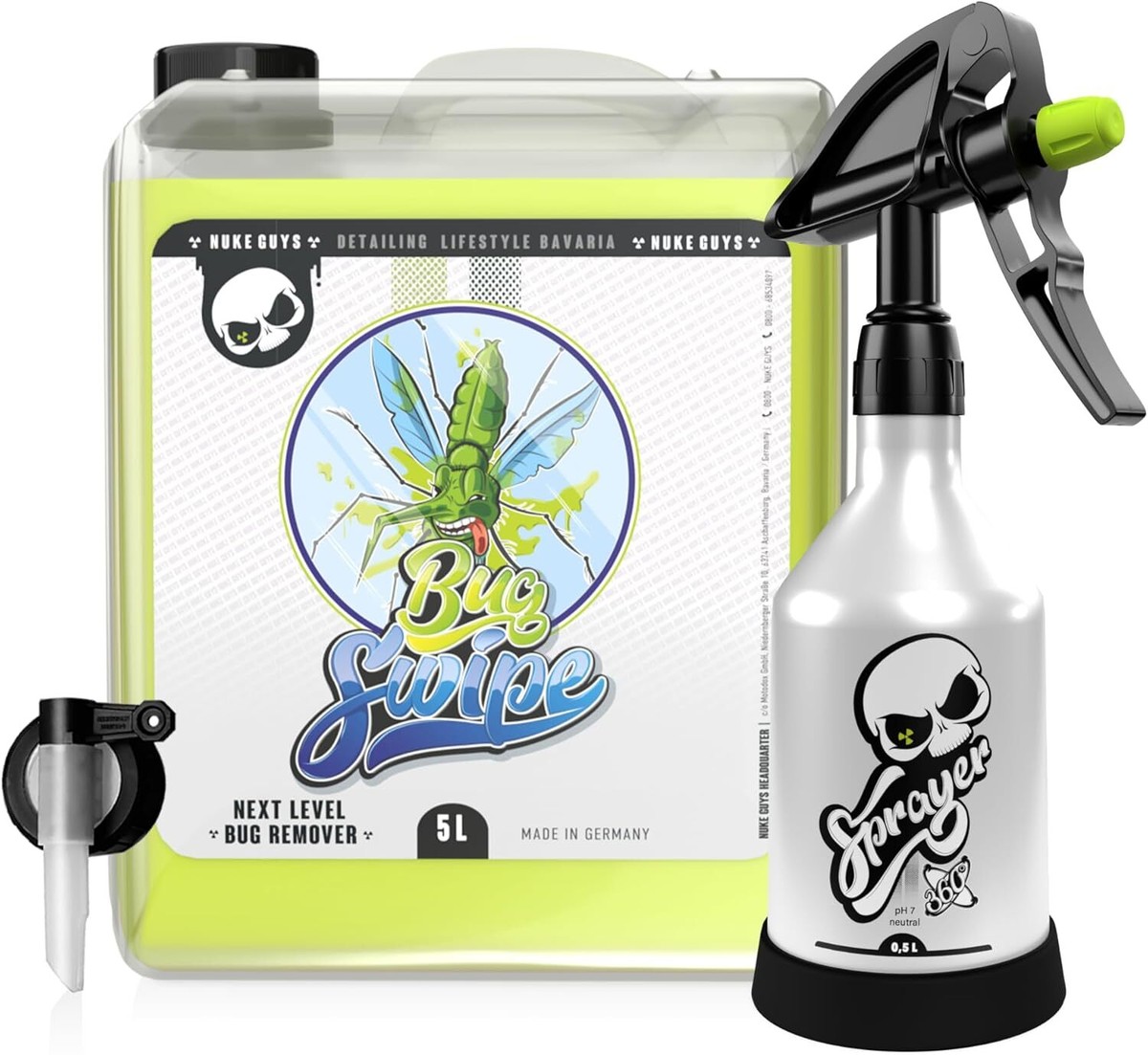 Auto Insektenreiniger Nuke Guys Bug Swipe 5 Liter Reiniger Insektenrestentferner