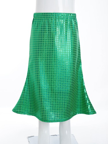 Girls Skirt Birthday Costume Comfortable Skirts Metallic Skort Breathable Shiny - Picture 98 of 104