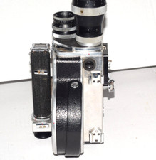 Movie Camera Bolex 16mm Yvar 2,5/75mm Switar 1.4/25mm Yvar 2,8/15mm