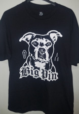 OSS Mens Big Pin Pitbull Black T Shirt Made In USA Size XL