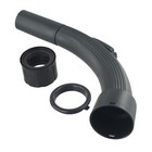 1pc Black Spare Vacuum Cleaner Wand Bent Handle Bend Hose End For Hoover 32mm