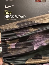 Nike Dri-Fit Trail Printed Wrap Neck CAMO Brown NWT