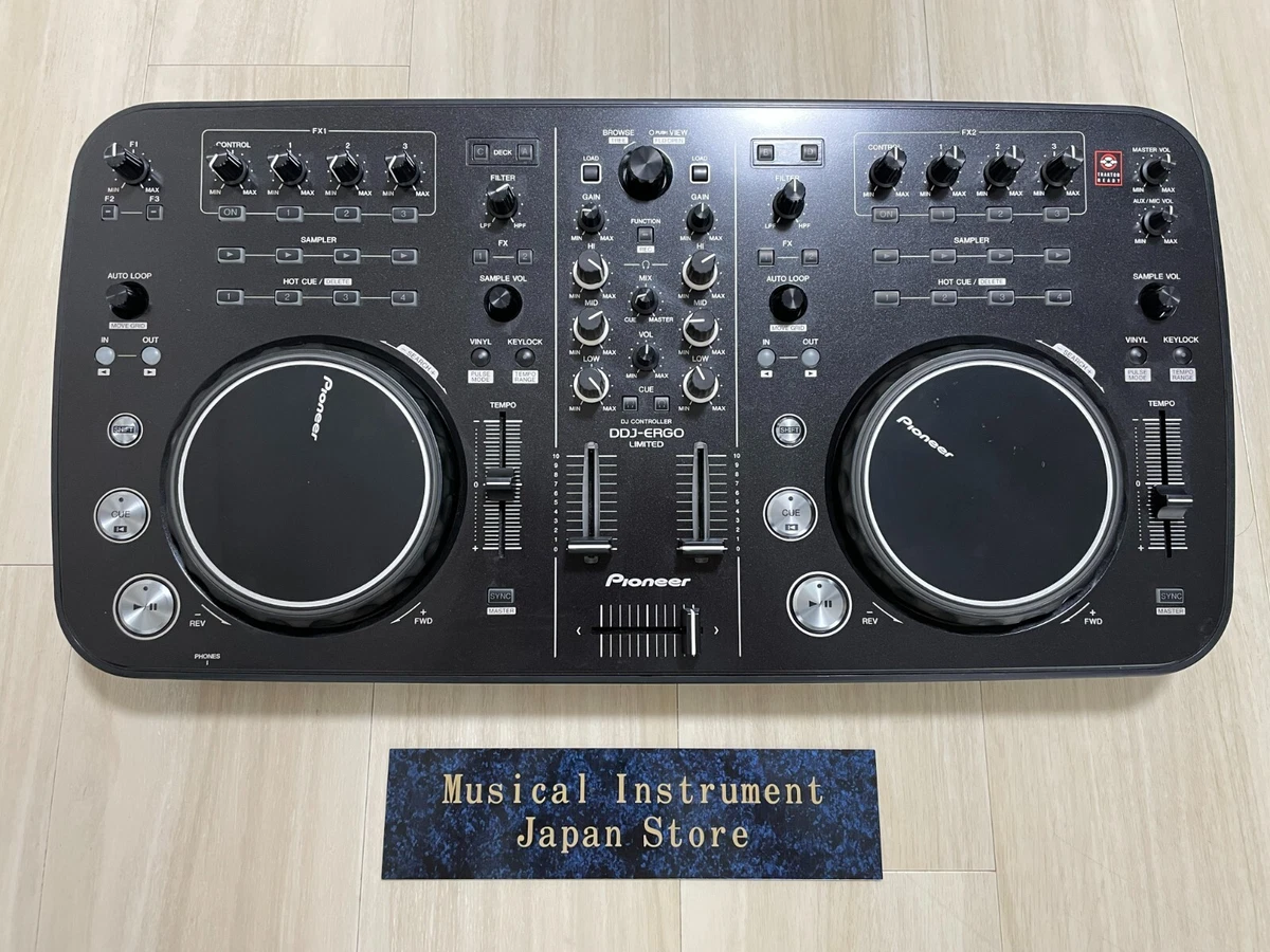 Pioneer DDJ-ERGO-K Limited DJ Controller Black Used from Japan