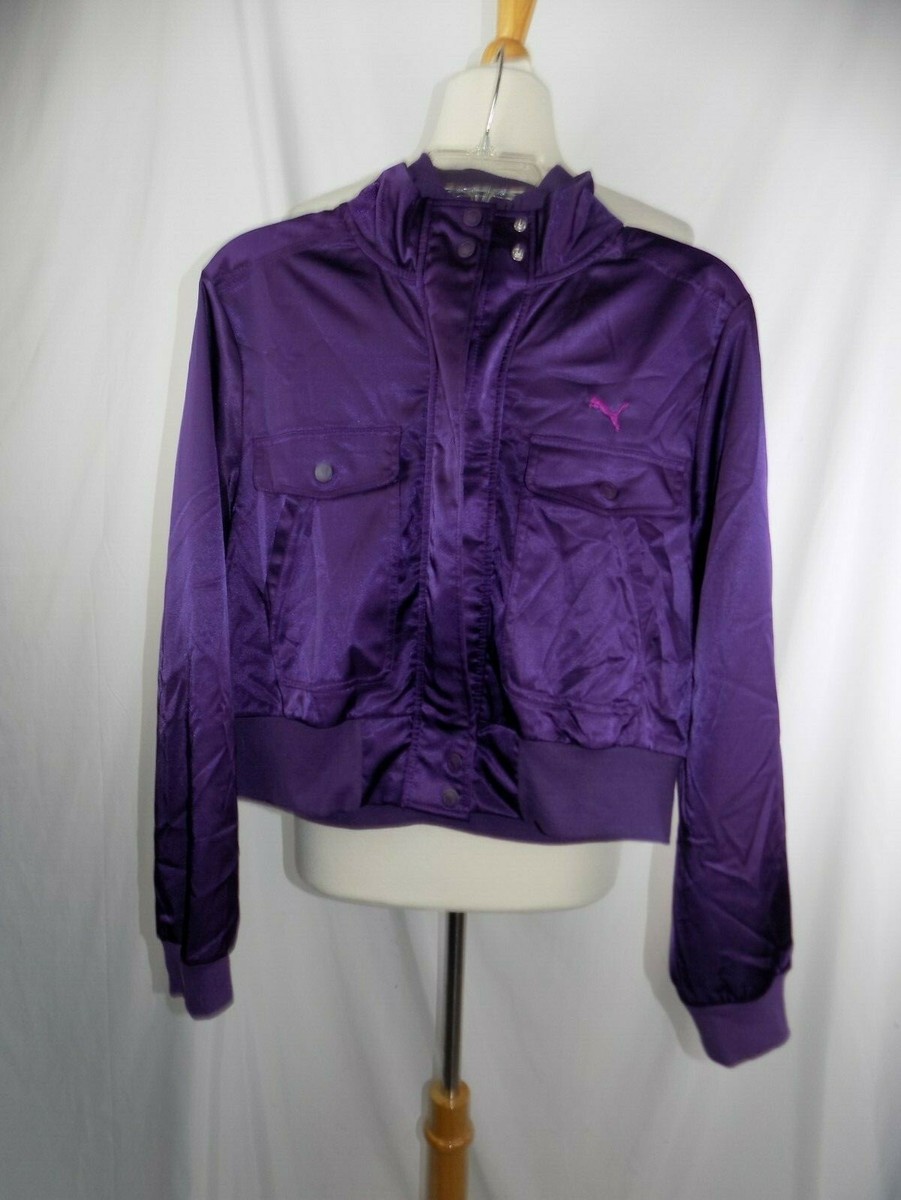 Puma Classic Vintage Jacket Sz Youth Large Full Zipper