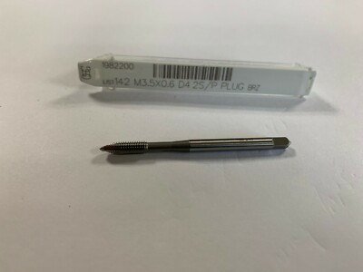 OSG 1982200  M3.5 x 0.6  2-Flute Spiral Point Plug Tap, New
