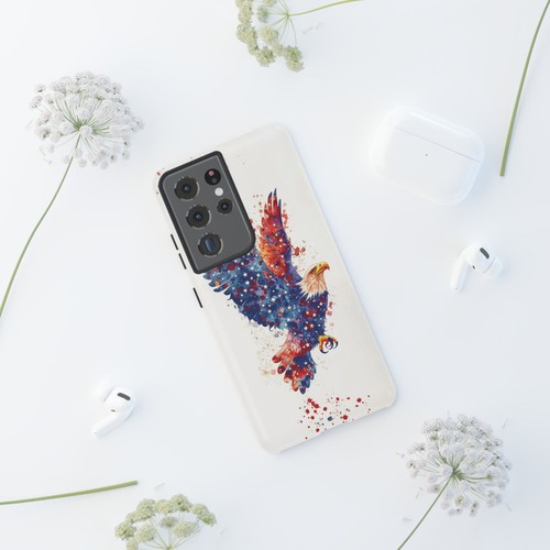 Bald Eagle USA Stars - Phone Ink Case for iPhone, Galaxy, Pixel - Picture 273 of 281