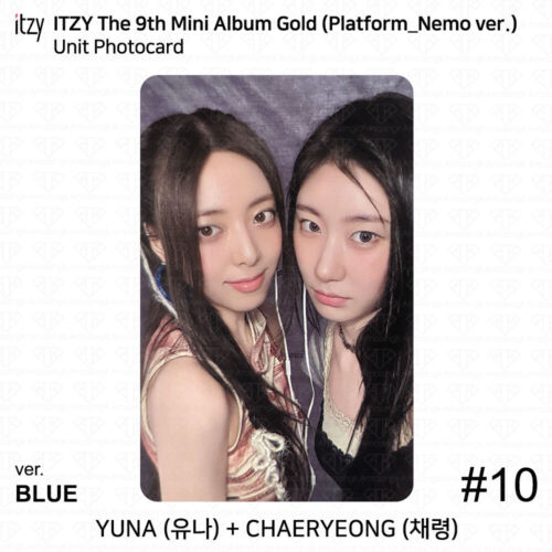 ITZY 9th Mini Album Gold Platform Nemo ver Photocard Poster QR YEJI RYUJIN KPOP - Picture 102 of 107