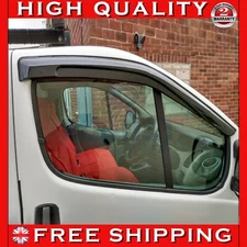 WIND RAIN SUN SMOKE GUARD DEFLECTORS FRONT 2 PCS FOR VAUXHALL OPEL VIVARO 01-14