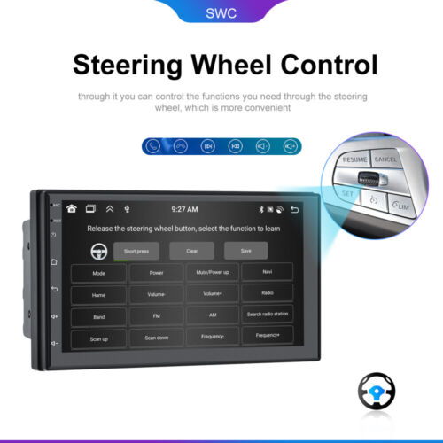 7" Android 13 Auto Stereo Radio Carplay GPS Navi WIFI 4+64GB Doppio 2 Din MP5 BT - Foto 11 di 23