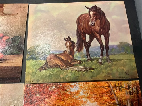 Lot of 25 Vintage Nature People Landscape Floral Art Lithograph & Prints - Picture 10 of 24