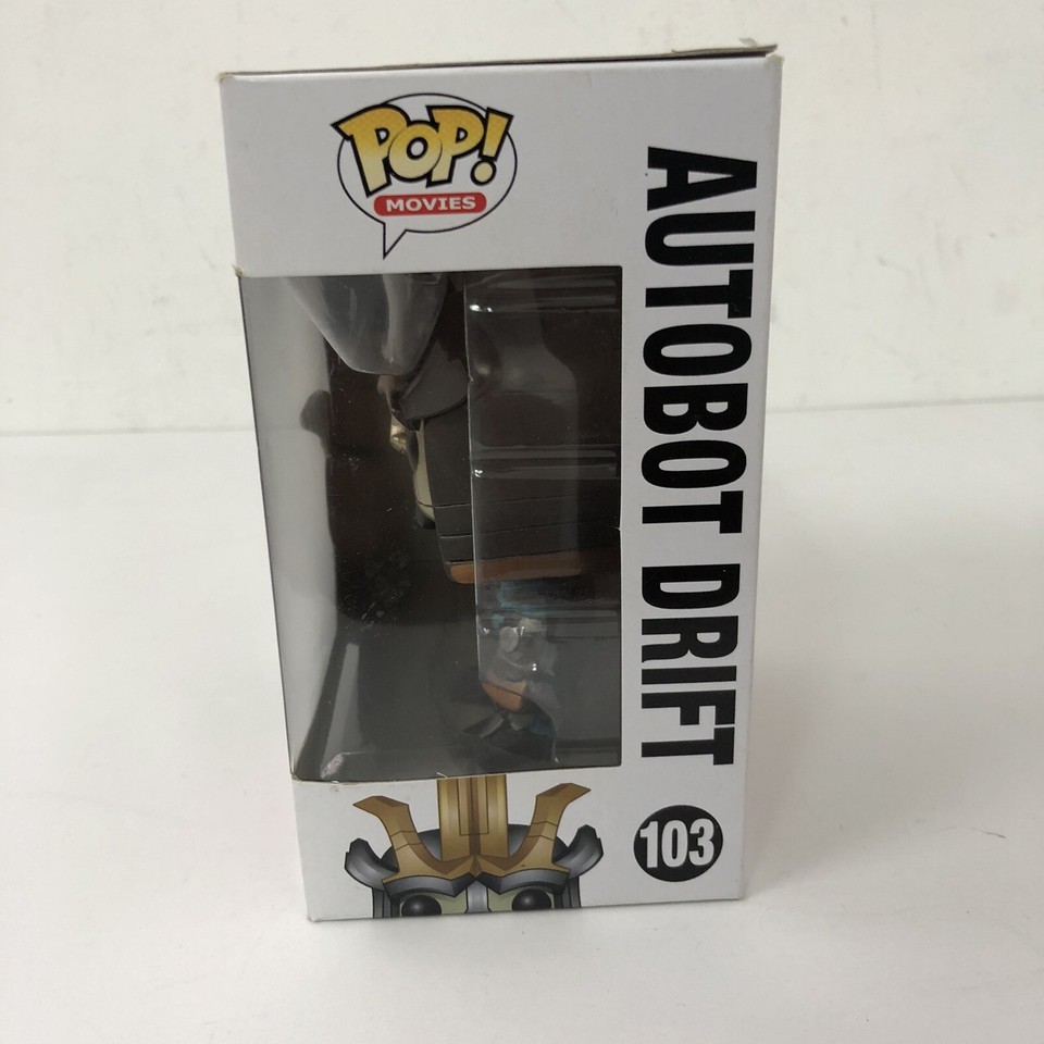 Funko Pop Movies Transformers Age of Extinction AUTOBOT DRIFT 103 Box